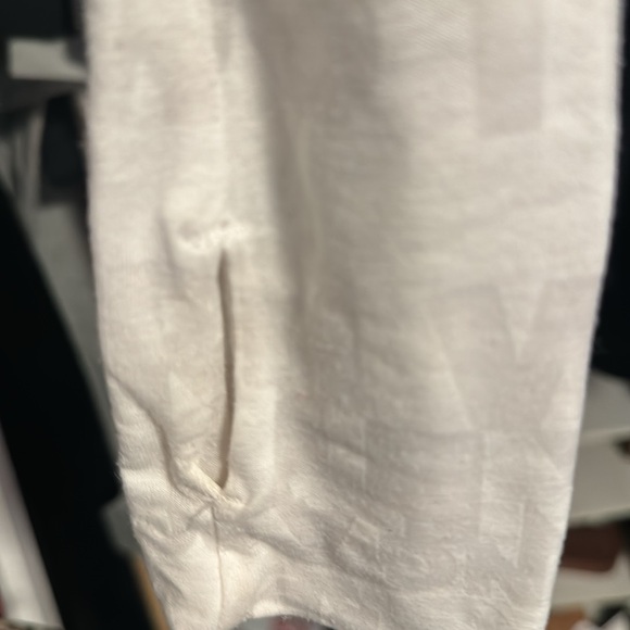 EUC Lululemon White/Sheer Long Sleeve Fitness Top w/Thumb holes - Picture 2 of 5